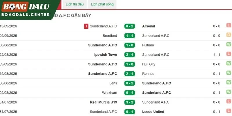 Nhận xét về chuỗi thành tích Sunderland đạt được 